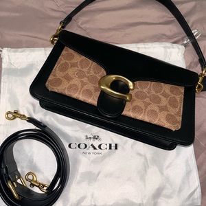 Tabby Signature Coated Canvas &
Leather Crossbody Bag